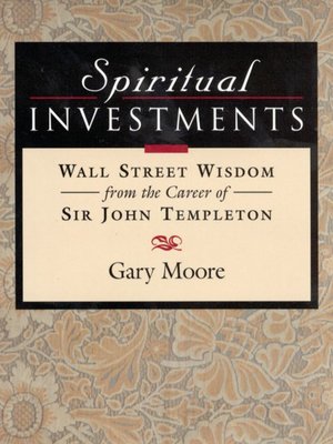cover image of Spiritual Investments